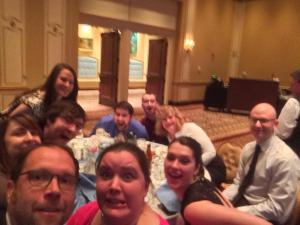 Marshall King, recreating a pop-culture event made popular by Ellen the week prior. 